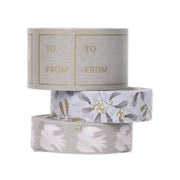 Mistletoe Christmas Paper Tape 3 Pack