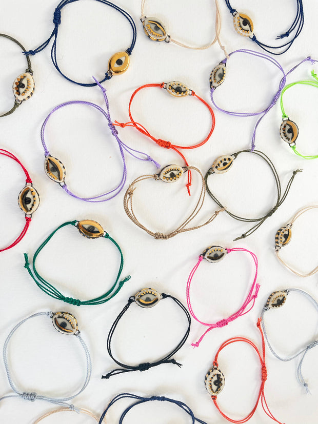 Not So evil eye bracelet: Safari