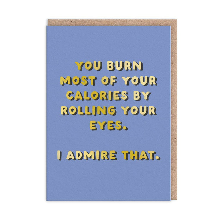 Rolling Your Eyes Greeting Card (11264)