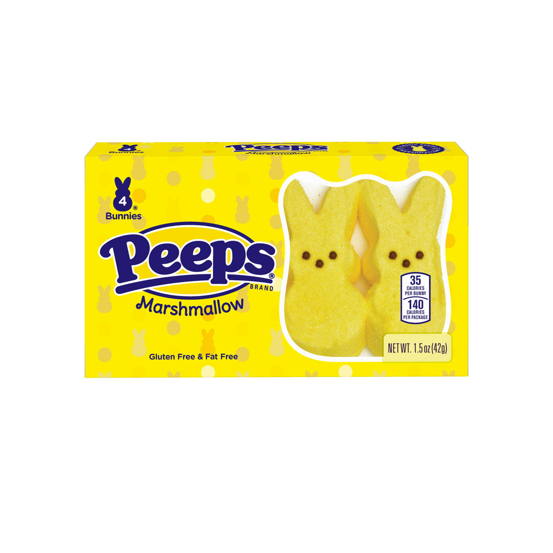 PEEPS 4ct Yellow Marshmallow Bunnies