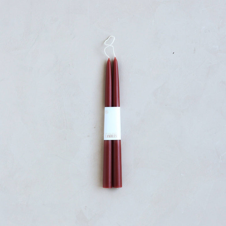 12" Dipped Taper Candles
