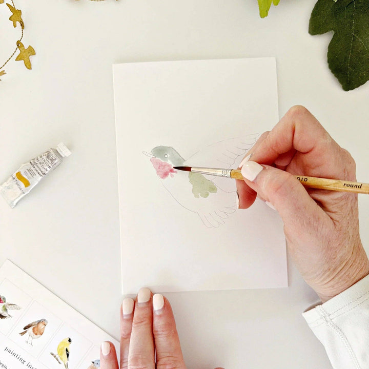 Birds Paintable Notecard Set