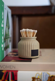 Apothecary Match Holder- Long Matches: Matcha