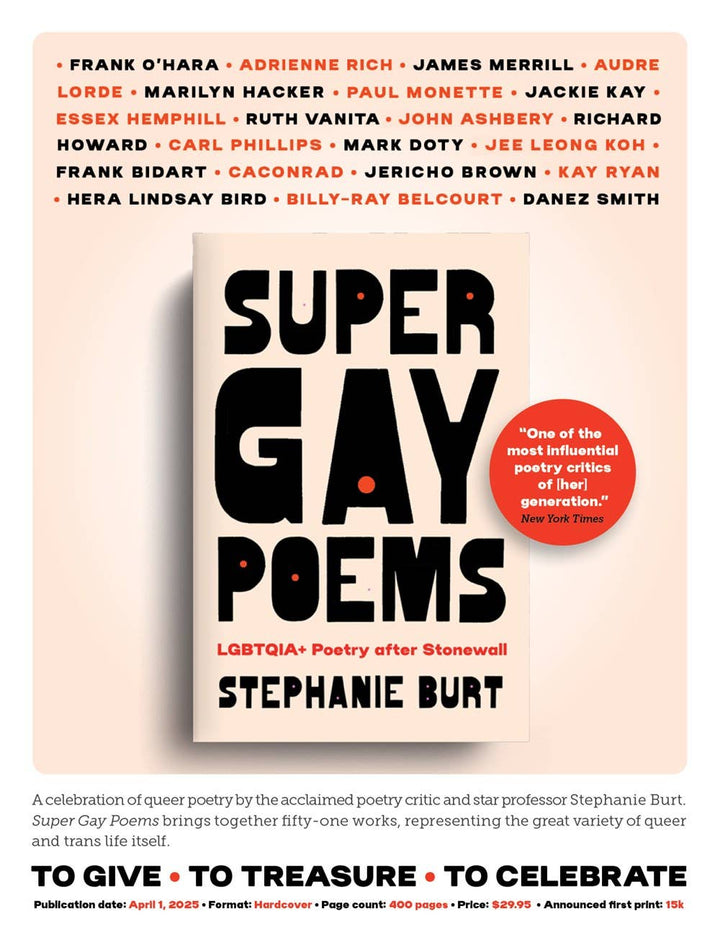 Super Gay Poems: LGBTQIA+ Poetry After Stonewall