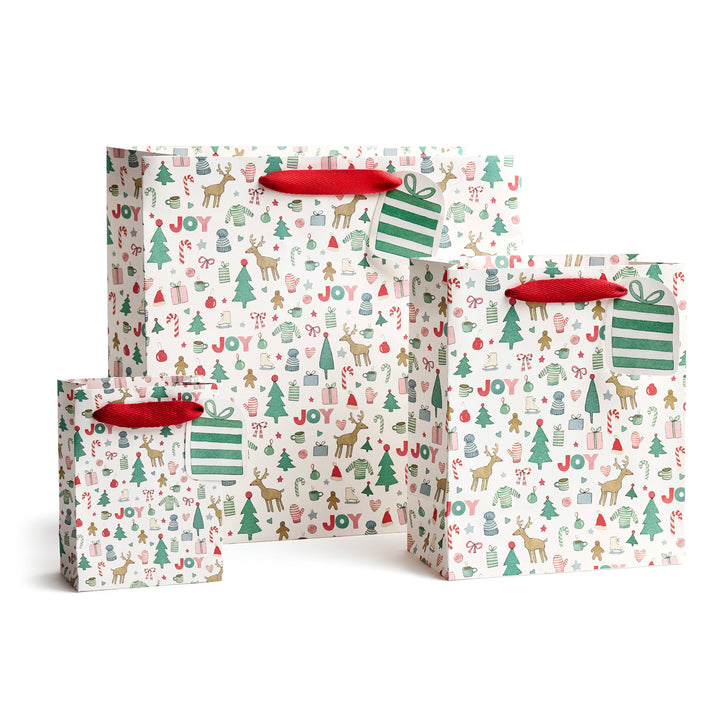Merry Motif Gift Bag, Large