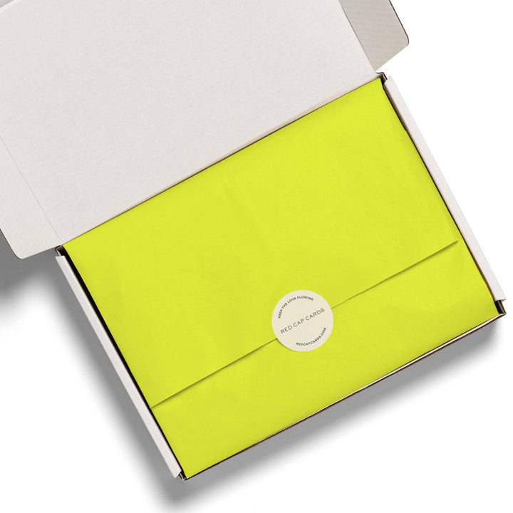 Neon Yellow tissue paper