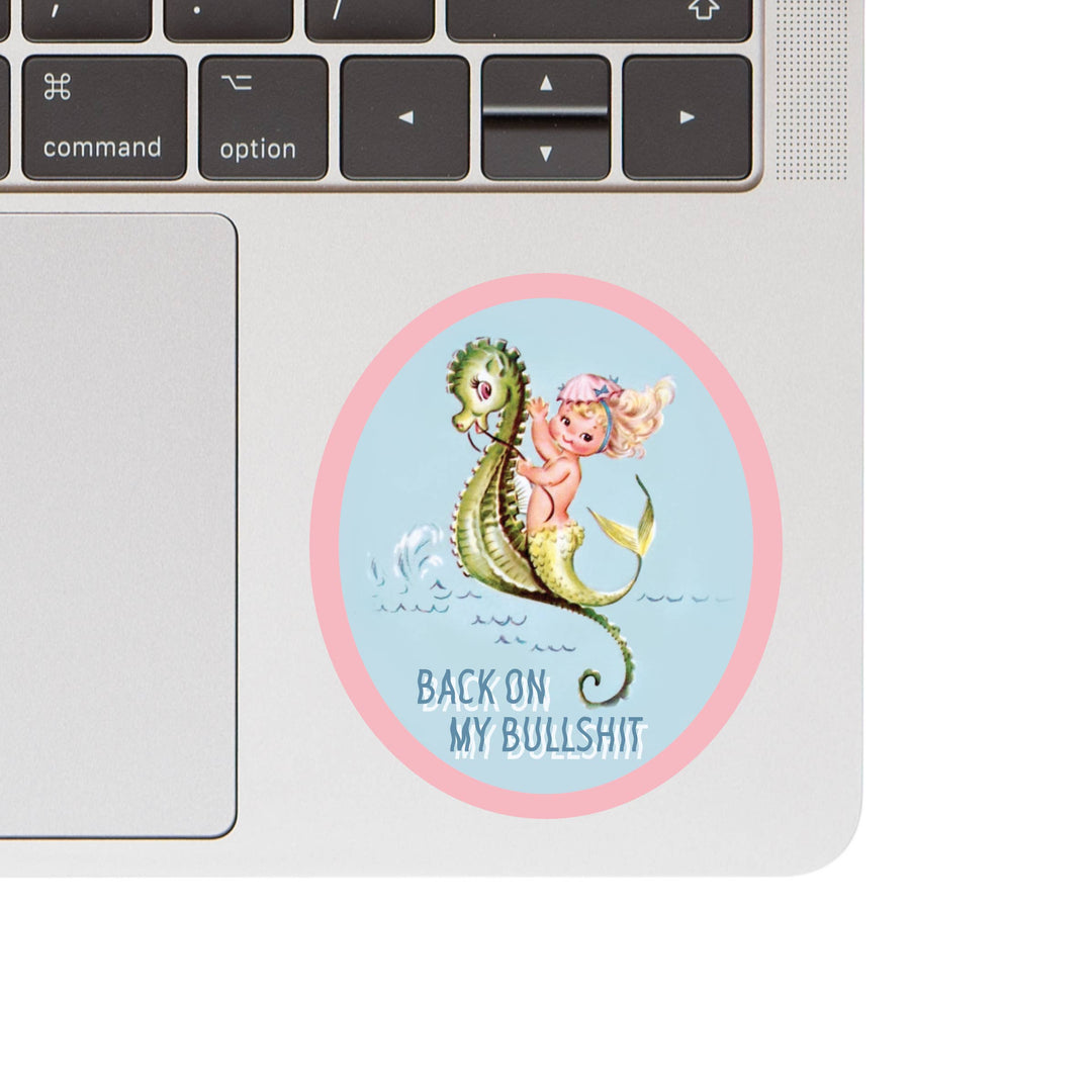 Funny Bullshit Swear Vintage High Quality Vinyl Sticker