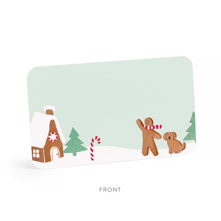 Gingerbread Village Little Notes® – Notecards, Set of 55