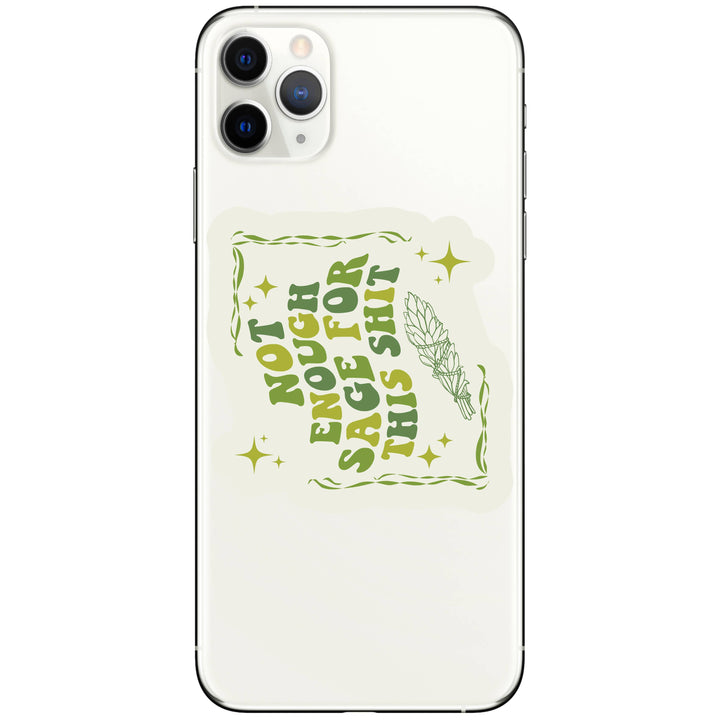 Sage Energy Crystal Swear Funny High Quality Vinyl Sticker