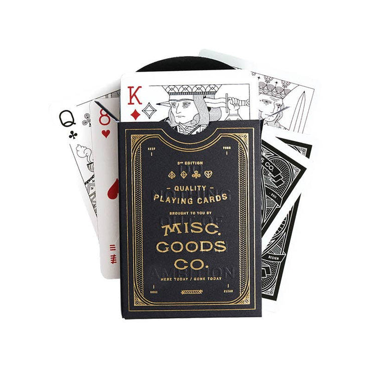 Black Playing Cards | Unique Illustration and Symbols