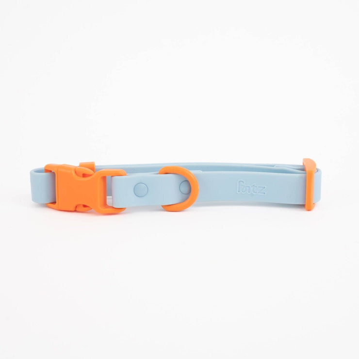 The Fritz Dog Collar : Blue orange / Large