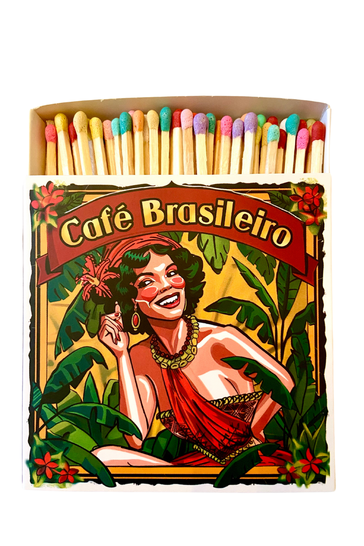 Cafe Brasileiro Coffee Luxury Safety Match Box