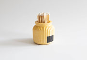 Apothecary Match Holder- Long Matches: Pink