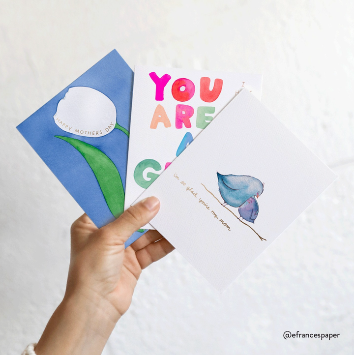 Glue Greeting Card