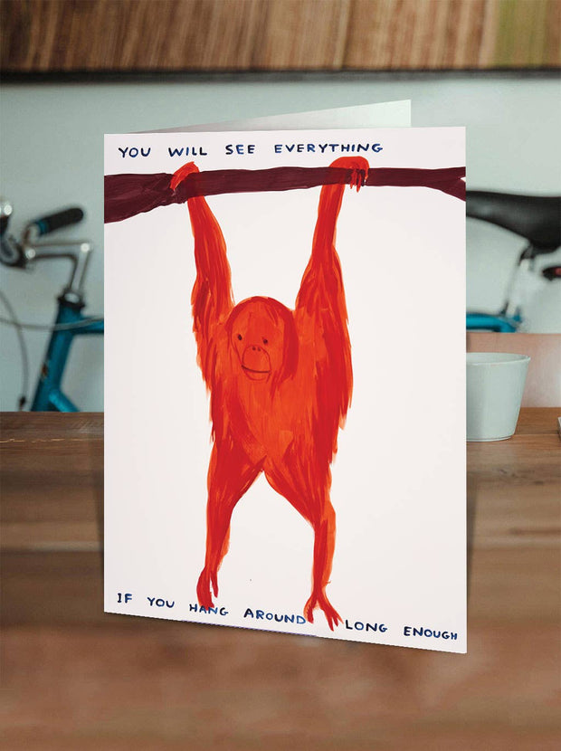 Funny David Shrigley - You See Everything Greetings Card
