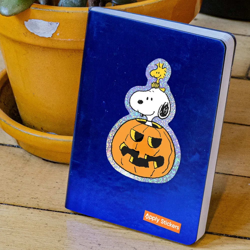 Pumpkin Snoopy - Die-Cut Sticker
