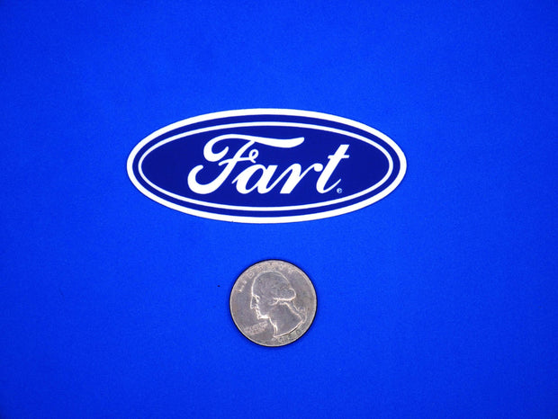 FART Car Logo Stickers