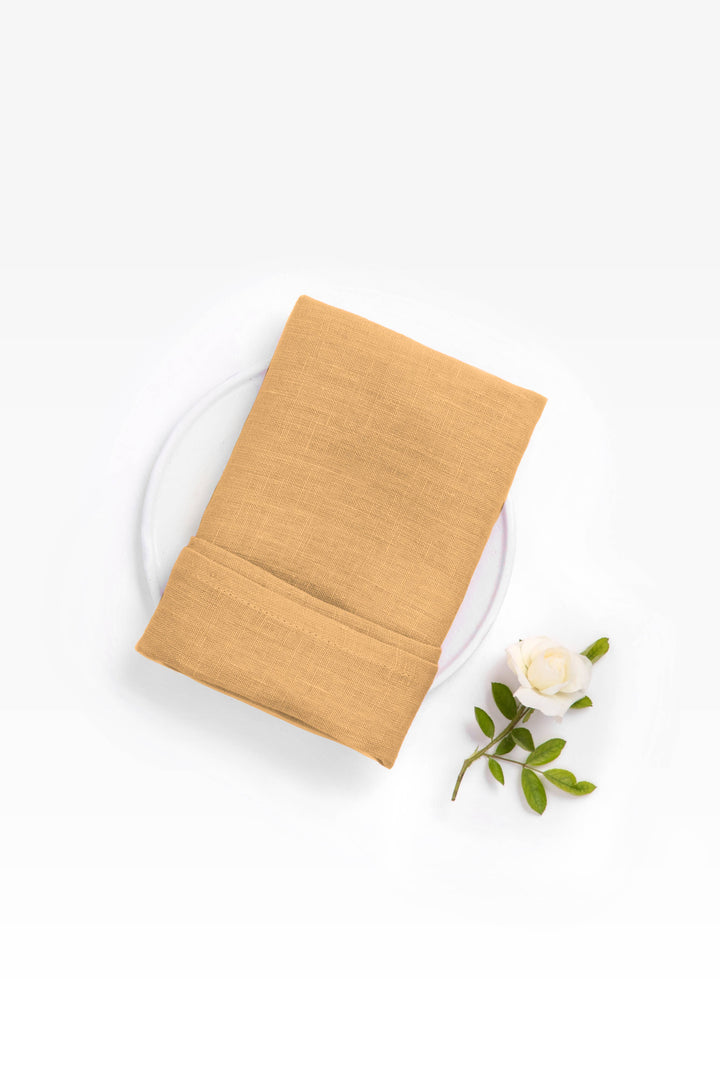 Solid Linen Napkins Set of 2