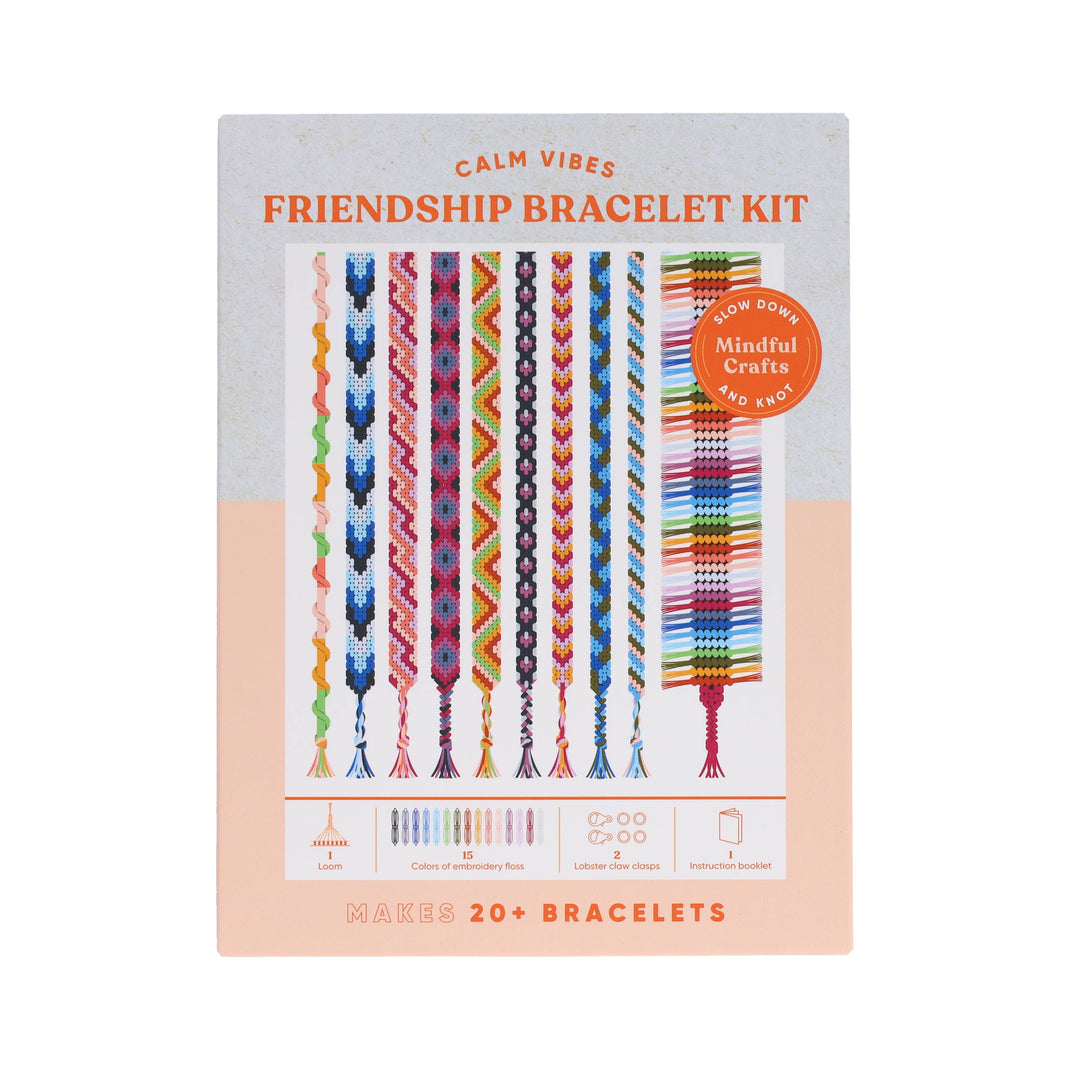 Mindful Crafts: Calm Vibes Friendship Bracelet Kit