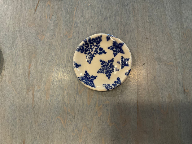 Blue + Red Trinket Dish