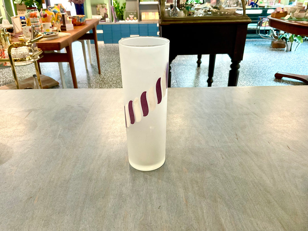 Candy Stripe Highball Glasses