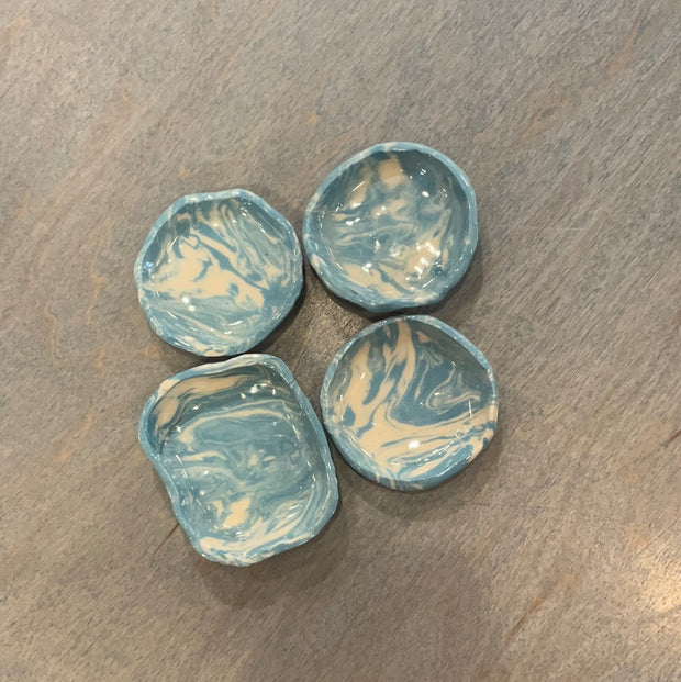 Blue + Red Trinket Dish