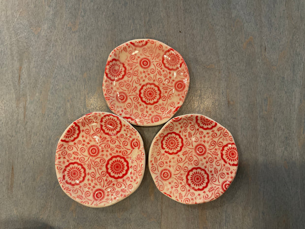 Blue + Red Trinket Dish