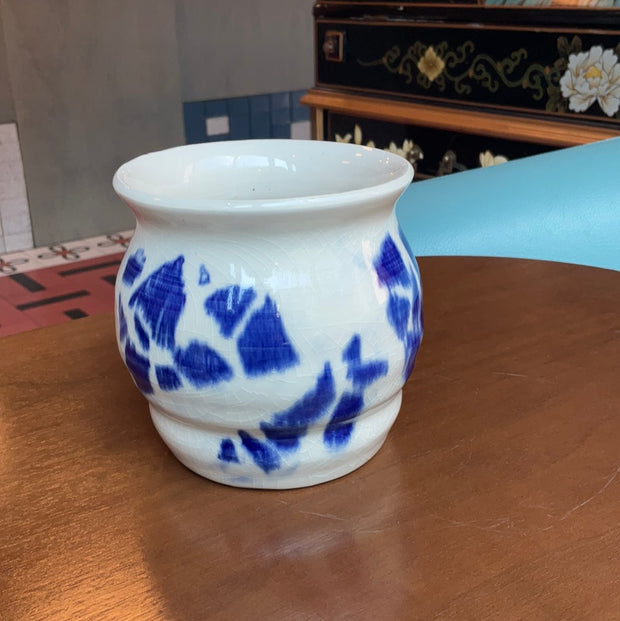 White and Blue Pot