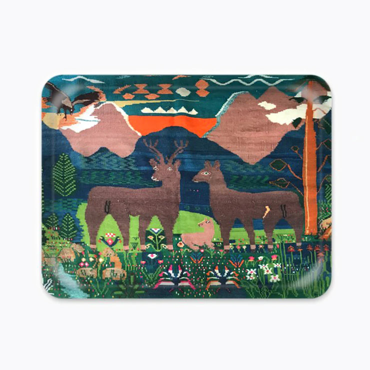 Deer In Field Tray