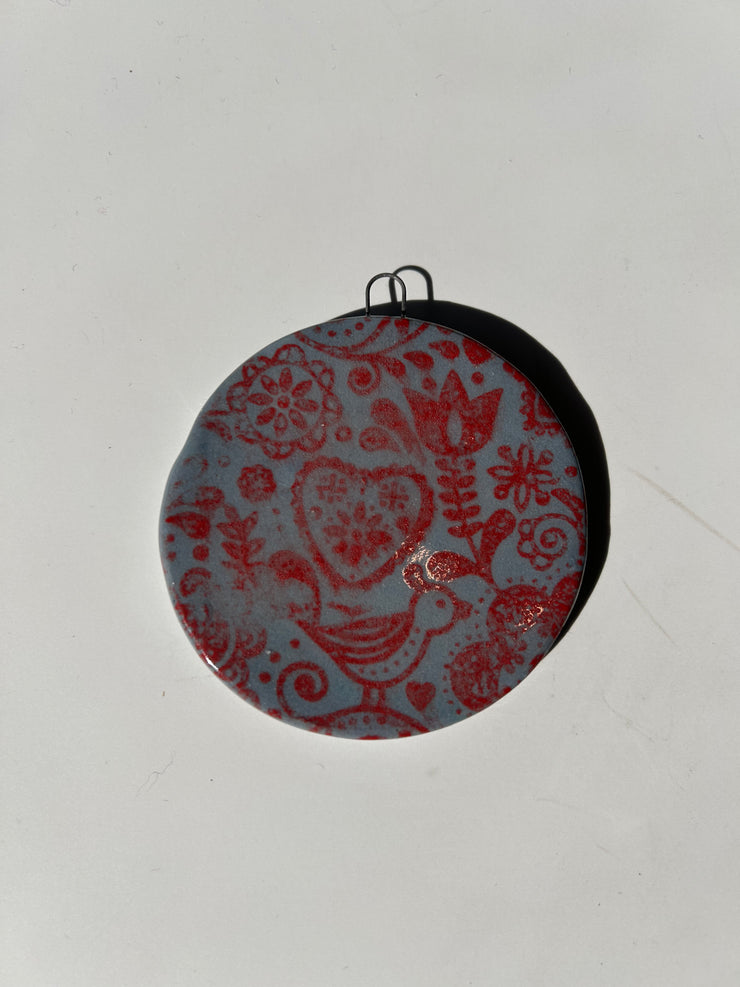 Multi Print Ceramic Ornaments