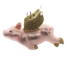 Flying Pig Ornament