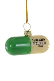 Stress Free Pill Ornament