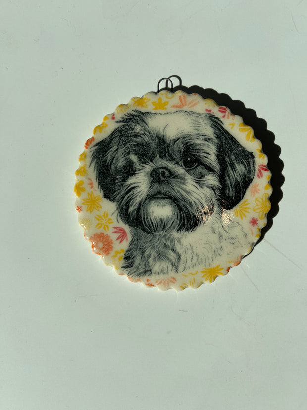 Dog Cameo Ornaments