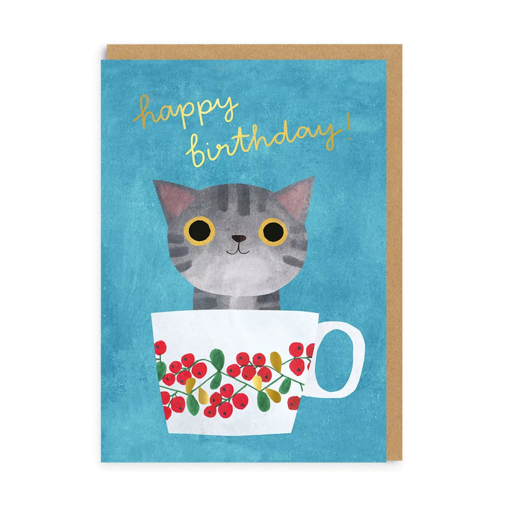 Teacup kitten Happy Birthday (7297)