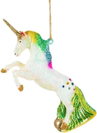 Rainbow Unicorn Ornament