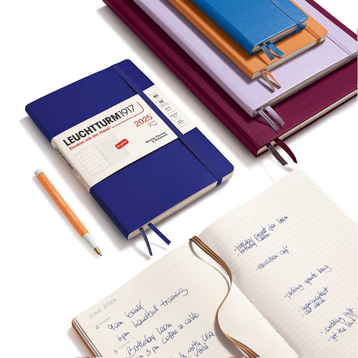 LEUCHTTURM1917 2025 A5 Weekly Planner & Notebook