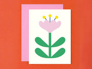 Flower Friend No. 3, Crocus Madame Blank Card