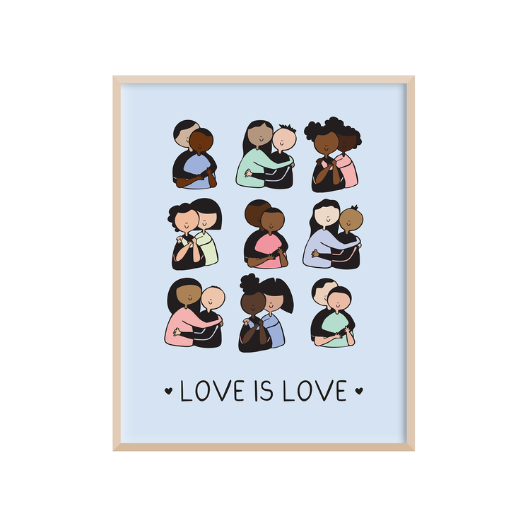 Love Is Love Art Print (8" X 10")