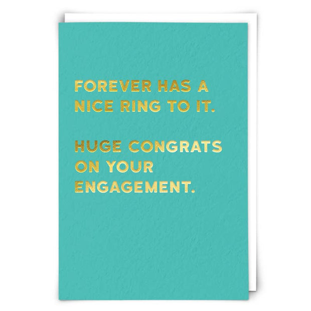 Forever Engagement Greeting Card