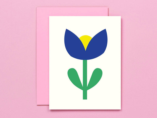 Flower Friend No. 8, Tui Blank Card