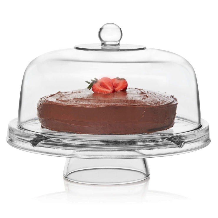 Libbey Selene 6-in-1 Multi-use Glass Server & Cake stand