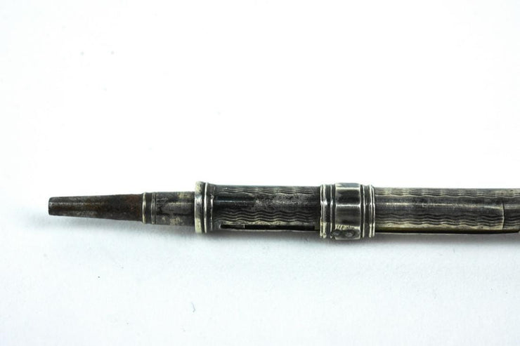 Antique Art Deco Sterling Silver Pencil Pendant