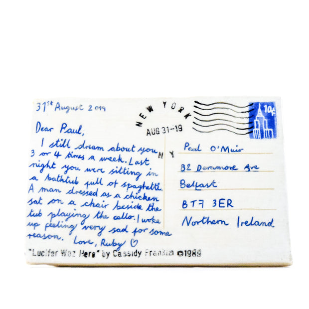 Ceramic Postcard "Dear Paul"