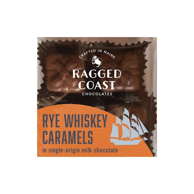 Rye Whiskey Caramels: 4-piece box