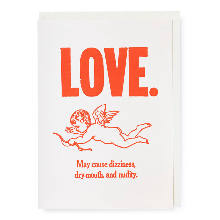 Love May Cause Dizziness Card