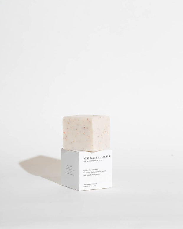 Rosewater Cassis Soothing Oatmeal Bar Soap