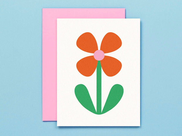 Flower Friend No. 7, Sweetie Blank Card