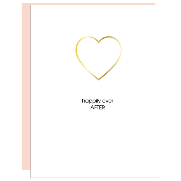 Happily Ever After - Heart Paper Clip Card