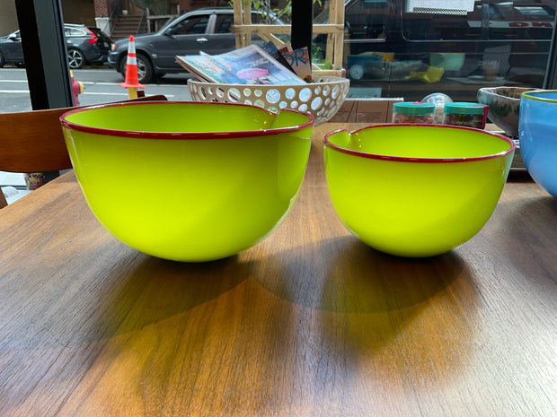 ELECTRIC LIME-Small Sprouted Bowl