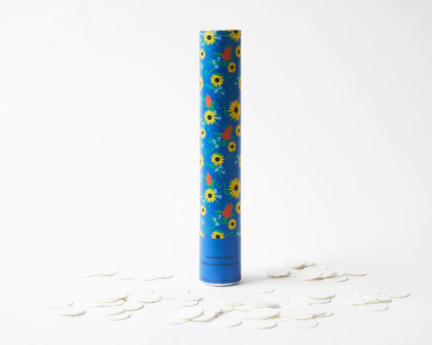 Wildflower Seed Paper Cannon